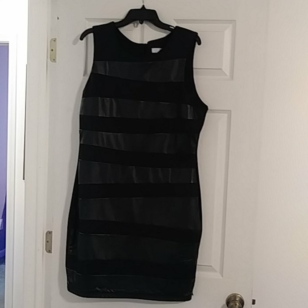 Black mini dress